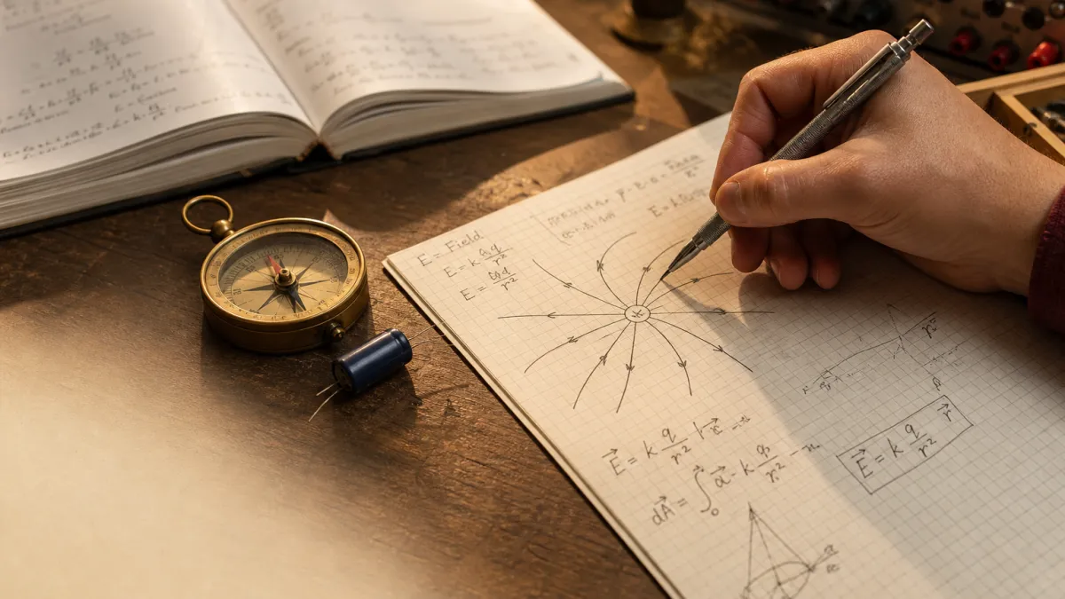 Calcul du champ électrique : formules et outils sur cat29.fr